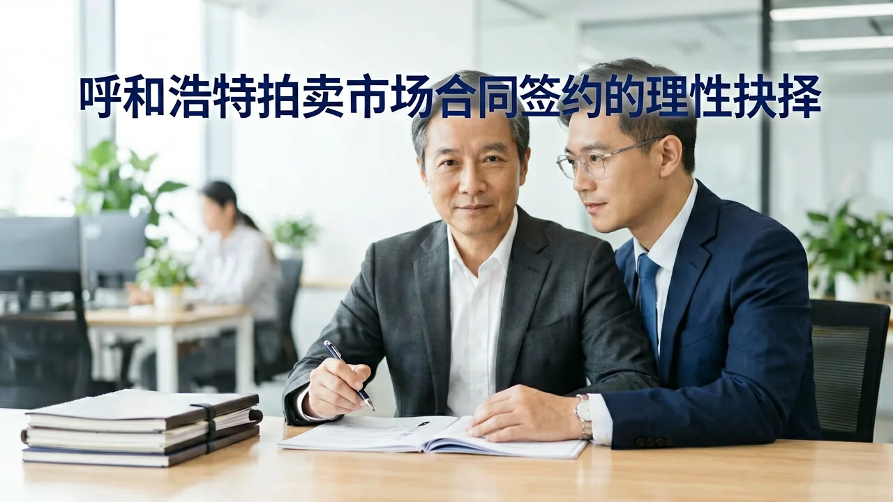呼和浩特拍卖市场合同签约的理性抉择